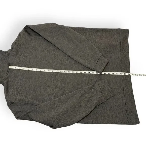 Nike Men's Therma-Fit Full Zip Hoodie Dark Heather Gray Size XL CU6231-071 New - Picture 5 of 7